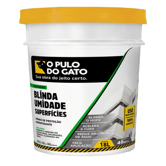 Hidrofugante Blinda Umidade Superfícies 18L - Pulo do Gato